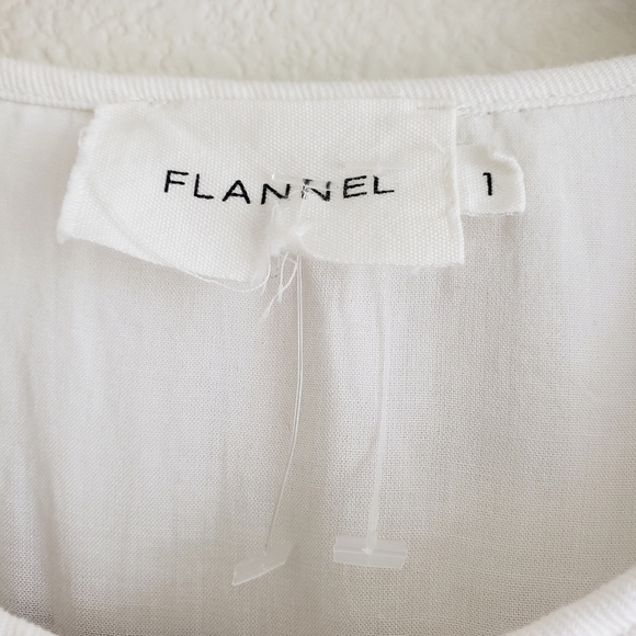 Anthropologie Embroidered Peplum Tank FLANNEL size Small - Picture 15 of 15